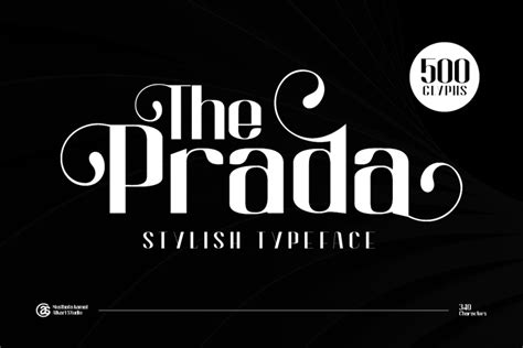 font similar to prada.